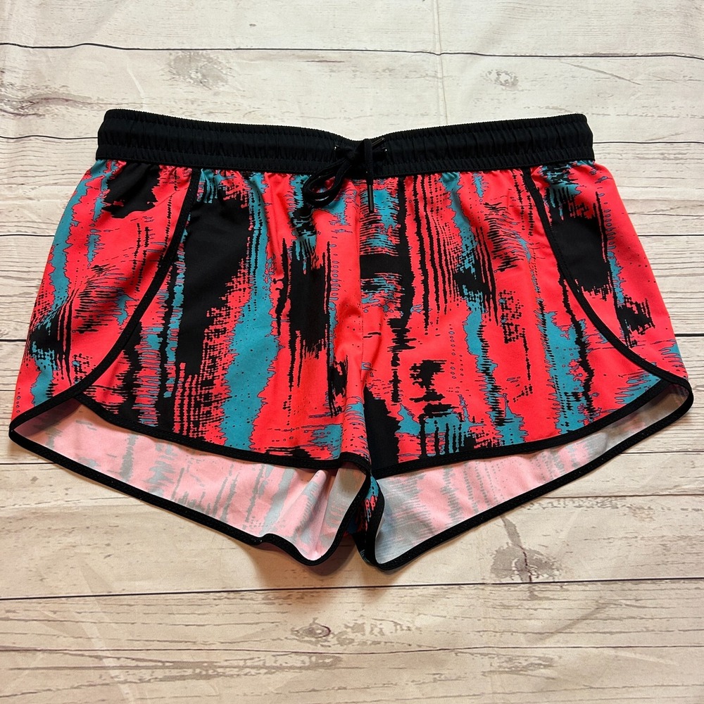 Fabletics Gym Shorts Athletic Running Colorful Women's Size Medium (Fits 32x2)